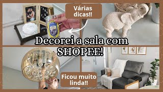 I DECORATED the LIVING ROOM with PURCHASES from SHOPEE 🧡🛋 Complete CLEANING and SENSATIONAL TIPS!! 🏡