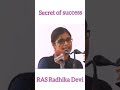 What is the secret of success | RAS topper Radhika Devi | #heavenlbsnaa