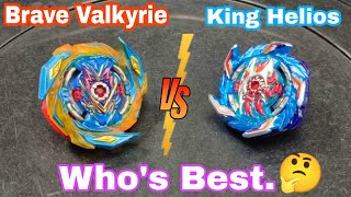 Brave Valkyrie vs King Helios Beyblade Battle 🔥