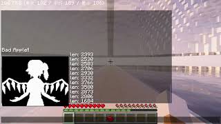 Minecraftのチャット欄でBad Apple!!