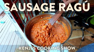 Easy Weeknight Sausage Ragù  Kenjis Cooking Show