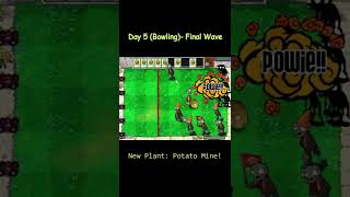 Plants Vs. Zombies - Day 5: Bowling Final Wave (Potato Mine)