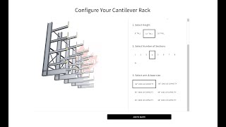 Cantilever Racking - how to use the configurator - CantileverRacking.com