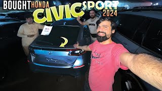 Bought Honda Civic Sport 2024 In Car Auction Sharjah | Buying Cheap Accident Cars From Dubai Auction