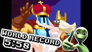 Jump King Speed Run New Babe+ 5:58 [Former WR]