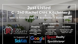 G-240 Rachel Cres Kitchener