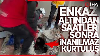 Adıyaman'da Ekipler 2 Çocuk ve 1 Kadını Enkaz Altından Sağ Çıkardı