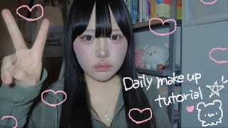 Daily makeup tutorial ♡