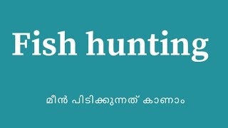 #കമ്പ വലയിൽ #മീൻ വരുന്നത് കാണാം #fish hunting