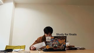 [Japan grad school vlog] realistic Japanese student having finals