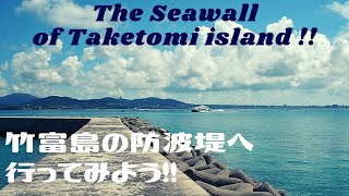 竹富島の防波堤に行ってみた♪ #091 移住生活 田舎暮らし 沖縄 八重山 離島 石垣島 西表島 小浜島 幻の島 絶景 秘境 防波堤 ゴープロ インスタ gopro instagram