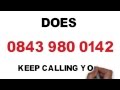 0843 980 0142 WHO IT IS AND HOW TO STOP IT NOW