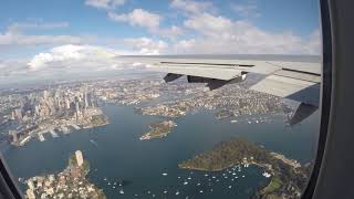 Qantas 747 OEJ Sydney Farewell 13July 2020 Harbour Flyover and Landing