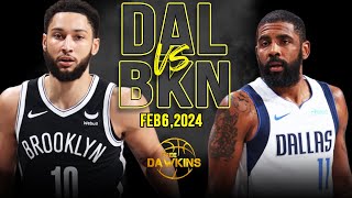 Dallas Mavericks vs Brooklyn Nets  Game Highlights | February 6, 2024 | FreeDawk