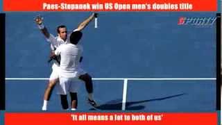 Paes-Stepanek win US Open men's doubles title