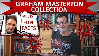 My Graham Masterton horror novel collection, including some fun facts about the author.