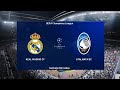 PES 2021 | UEFA Champions League UCL | Real Madrid vs Atalanta | Gameplay PC