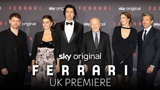 Ferrari Premiere 🔥 | Leicester Square | Starring Adam Driver, Penélope Cruz and Shailene Woodley