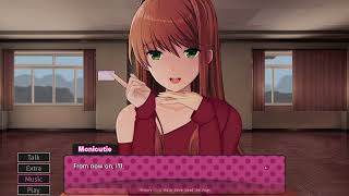 What happens if you name yourself Natsuki, Yuri, or Sayori in Monika After Story?