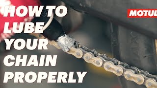 How To Lubricate Your Motorcycle Chain