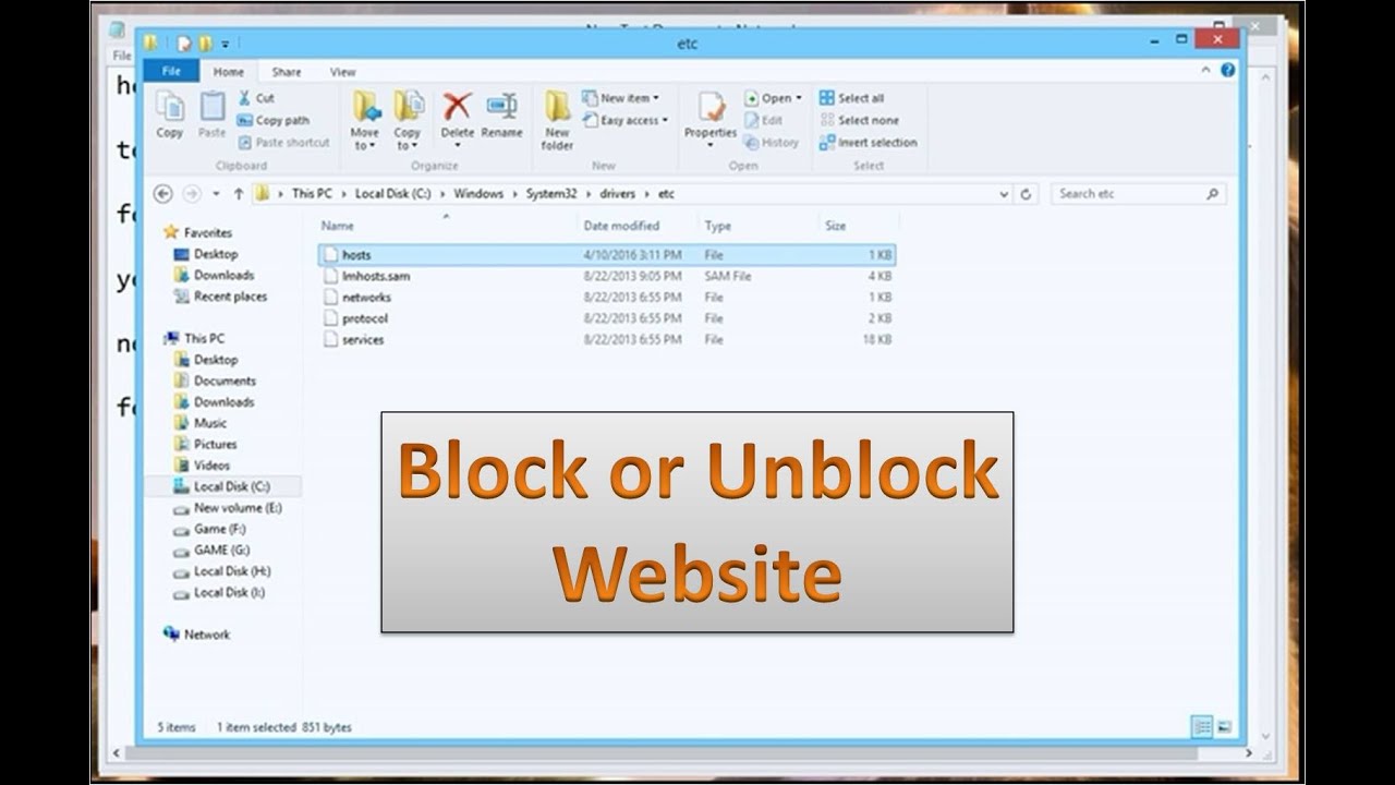 How To Block Or Unblock Website In Your Computer In Just 3min ...