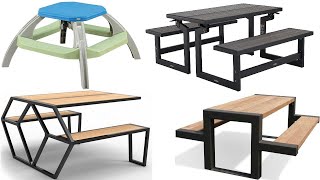 Modern picnic table ideas