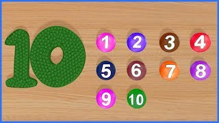 123 Numbers | 1234 Number Names | 1 To 10 Numbers Song | 12345 Number Learning Kids Video