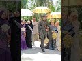 Malay Double Wedding - The bride are siblings #shorts #doublewedding