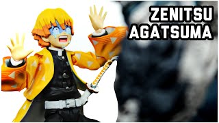 Figma Demon Slayer: Kimetsu no Yaiba Zenitsu Agatsuma Deluxe Edition Action Figure Review 鬼滅の刃