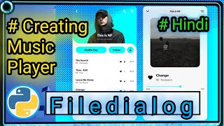 Filedialog l Python (tkinter) I Music Player