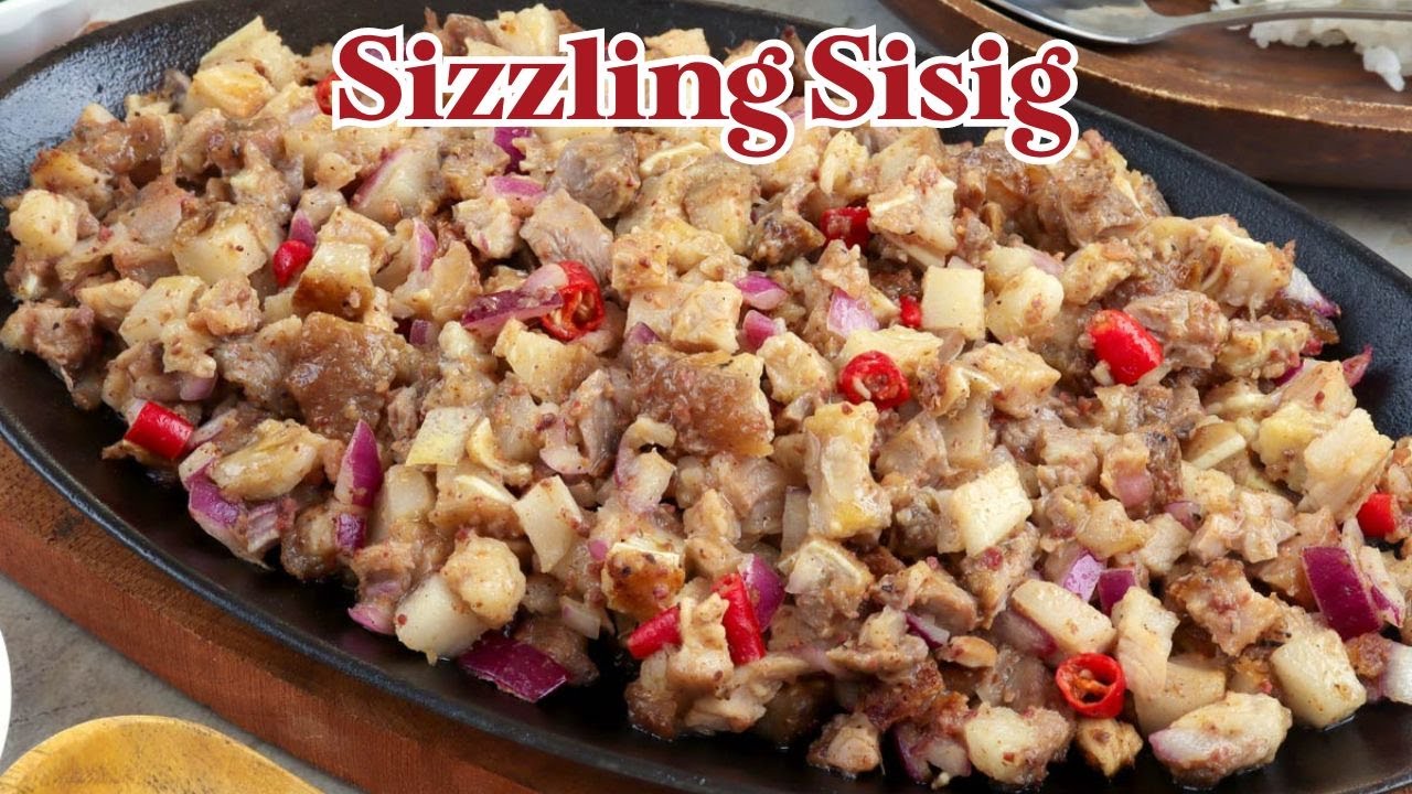 Authentic Kapampangan Sisig Using Pork Face - YouTube