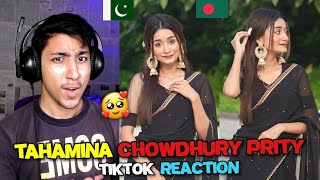 Pakistani Reaction on Bangladeshi Tiktoker | Tahmina Chowdhury prity TikTok Videos | Maadi Reacts