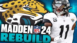 The Best WR Trio in The NFL! Madden 24 Brian Thomas Jr Jacksonville Jaguars Rebuild!
