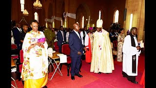 Museveni refuses to Shake hands at Namirembe Cathedral -Find out why?