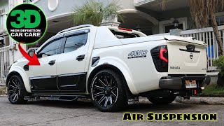 Nissan Navara Air Suspension By Fitment and 3D Ceramic Coating By 3D Car Care