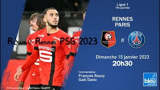 Résumé Match Rennes Paris 2023 - Ligue 1 // Football