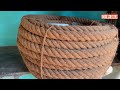 HOW?? Coir Ropes are Making?? || coconut husk into coir rope || Factory Explorer