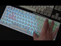 체리 g80 3000s rgb tkl 화이트 led mode