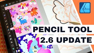 Affinity Designer 2.6 Update: The Pencil Tool Finally Feels Natural! 🎉 - iPad DEMO