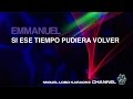 EMMANUEL - Si ese tiempo pudiera volver - KARAOKE