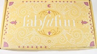 FabFitFun Spring 2017 Subscription Box Unboxing + $10 Coupon #FabFitFun