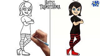 Hotel Transylvania Mavis Drawing || How to draw Mavis from Hotel Transylvania