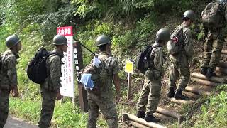 2016年IH 登山 女子 林道川上2号線～朝霧鷲ヶ山登山口④