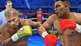 Brutal KO💥🤯| Mike Tyson vs Floyd Mayweather Full Fight - Fight Night Champion Simulation