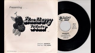 Blackberry Winter - Answers [Chamus] 1975 Psychedelic Rock 45