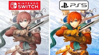 Ys Memoire the Oath in Felghana PS5 vs Nintendo Switch Graphics Comparison