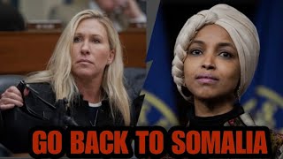 GO BACK TO SOMALIA - Majorie Taylor Green SCHOOLS Ilhan Omar After Her DUMB Stat