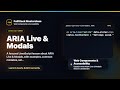 ARIA Live & Modals Explained | FullStack Masterclass JavaScript Course