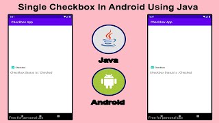 Single Checkbox App In Android Using Java