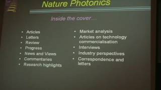 Nature Photonics Magazine
